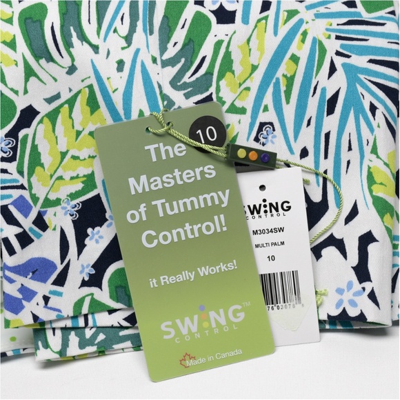 SWING CONTROL Women’s Size 10 Multi-Palm Cropped Golf Pants - Picture 13 of 16